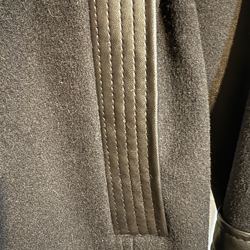 MICHAEL Michael Kors Black Trench Coat - Picture 4 of 6